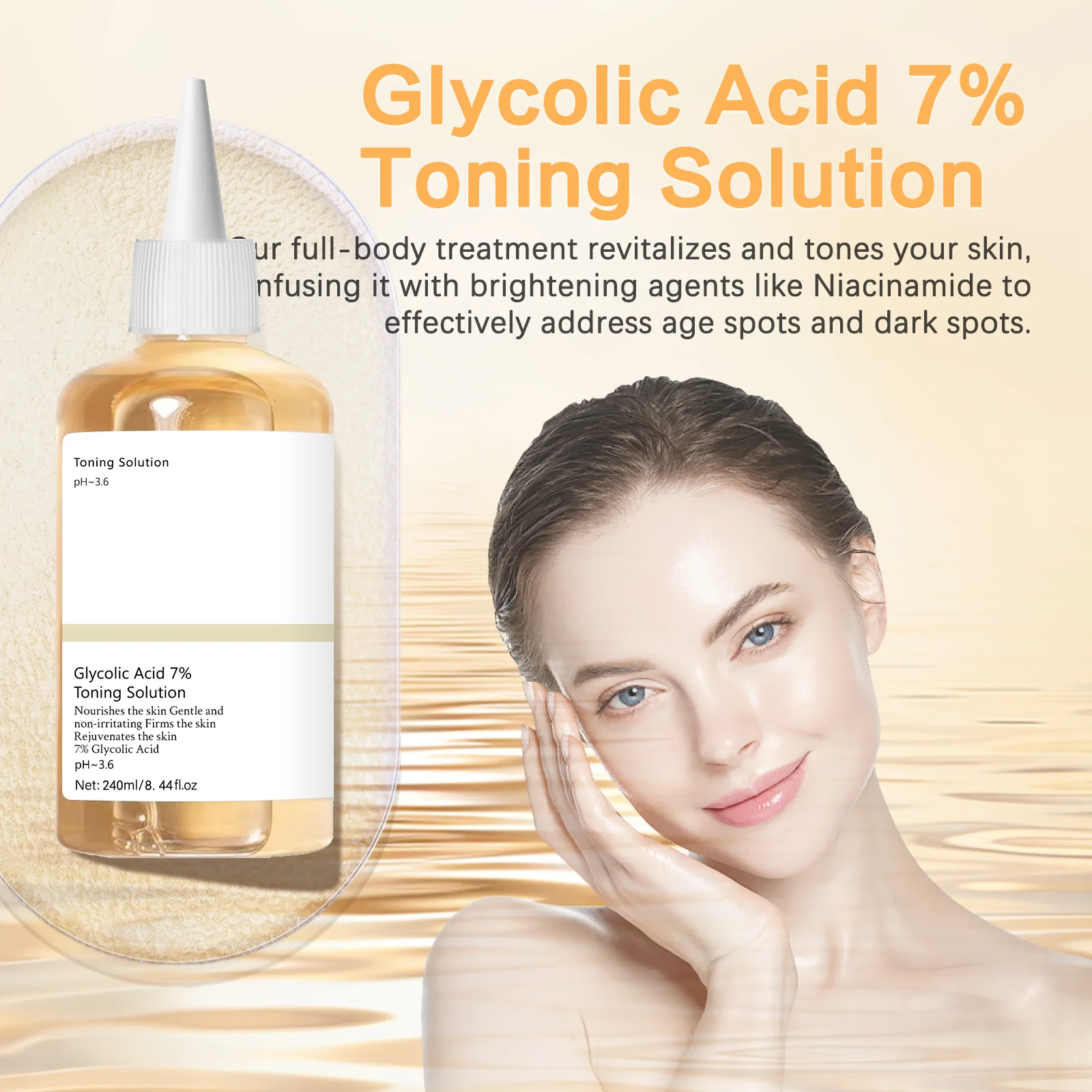 Lactic Acid Toner - Solución Tonificante con Ácido Glicólico al
