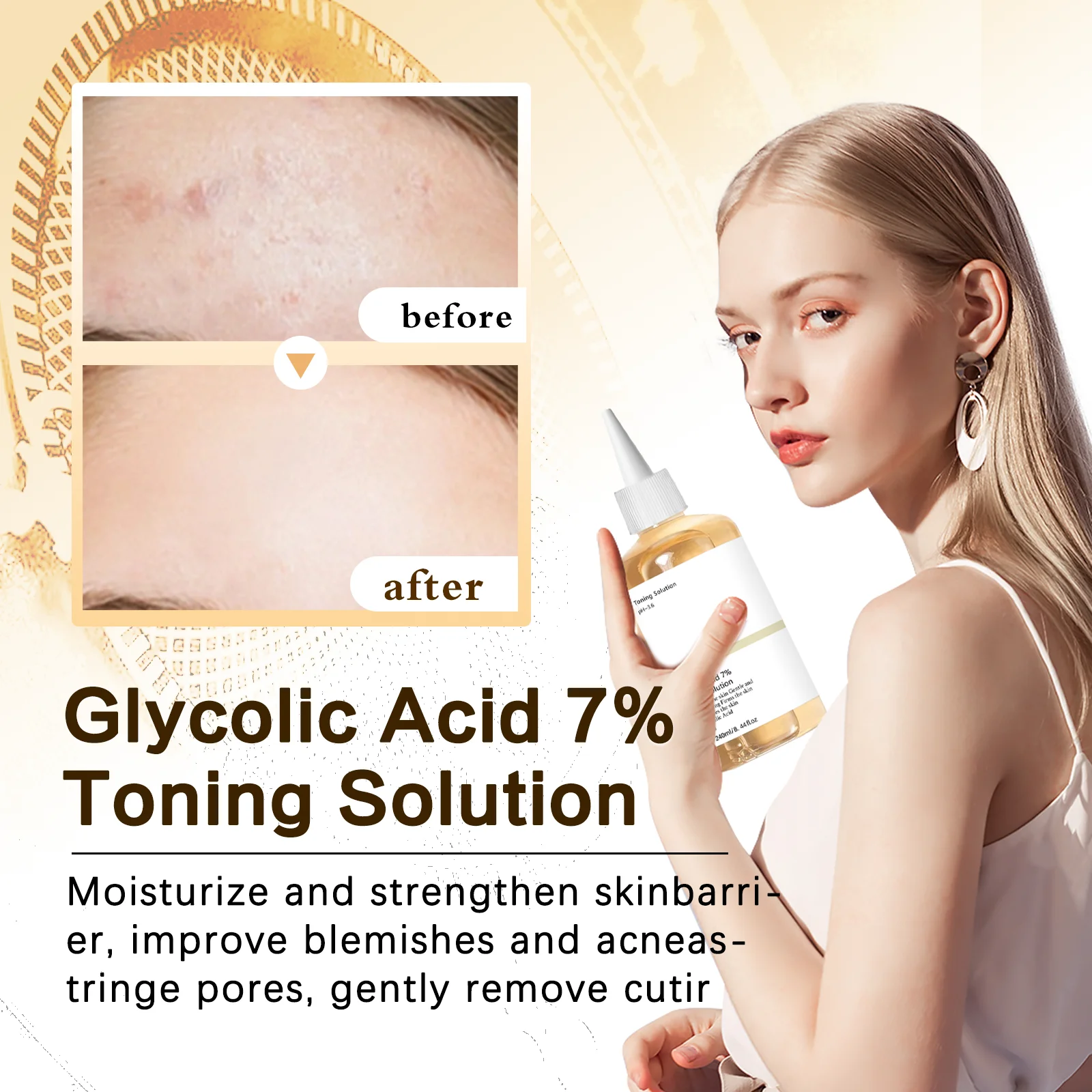 Solución Tonificante con Ácido - Lactic Acid Toner reseña y precio