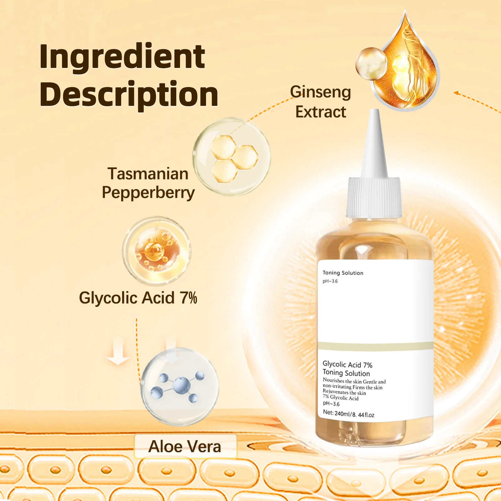 Solución Tonificante con Ácido - Lactic Acid Toner reseña y precio